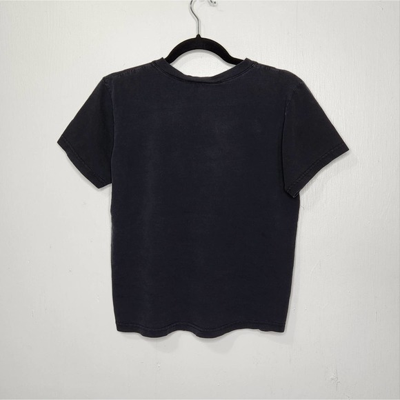 Vintage Joe Boxer Girlfiend Babydoll Tee Shirt Tshirt VTG 90s Smiley Face V Neck - Picture 4 of 6